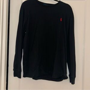 Men’s Navy Blue Polo by Ralph Lauren Long Sleeve Shirt size large